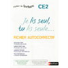 JE LIS SEUL, TU LIS SEULE - AUTOCORRECTIF - CE2