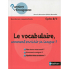 LE VOCABULAIRE, COMMENT ENRICHIR SA LANGUE ?