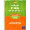 POESIES ET JEUX DE LANGAGE CE2 CM1