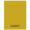 CAHIER PP RECYCLÉ 17X22 96P SÉYÈS JAUNE