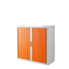 ARMOIRE A RIDEAUX 1M CORPS BLANC RIDEAUX ORANGE