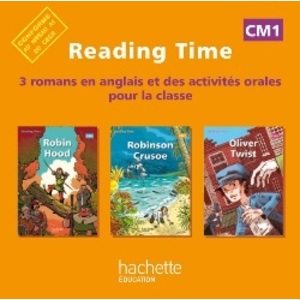 READING TIME CM1 - CD AUDIO CLASSE DES 3 OUVRAGES - EDITION 2012