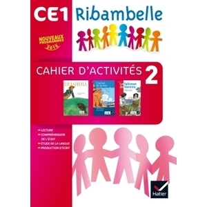 RIBAMBELLE CE1 SERIE ROUGE ED. 2016 - CAHIER D'ACTIVITES 2 + LIVRET D'ENTRAINEMENT 2