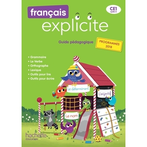 FRANCAIS EXPLICITE CE1 - GUIDE PEDAGOGIQUE + CLE USB - ED. 2019