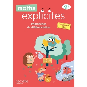 MATHS EXPLICITES CE1 - PHOTOFICHES - EDITION 2020