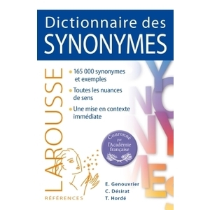 DICTIONNAIRE DES SYNONYMES