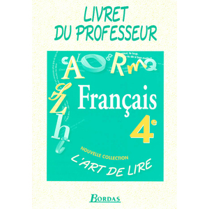 ART DE LIRE 4EME PROF 98