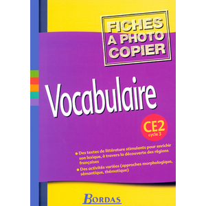 VOCABULAIRE CE2 REPROFICHES