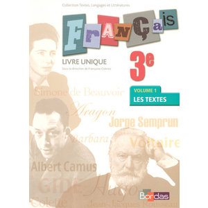 FRANCAIS 3E LIVRE UNIQUE 2 VOL