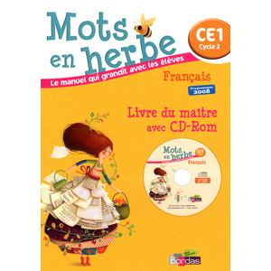 MOTS EN HERBE CE1 2011 LIVRE DU MAITRE AVEC CD-ROM