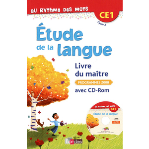 AU RYTHME DES MOTS CE1 2012 LIVRE DU MAITRE AVEC CD-ROM