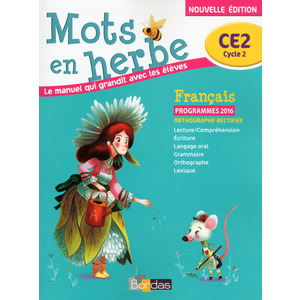 MOTS EN HERBE FRANCAIS CE2 2016 MANUEL ELEVE