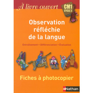 A LIVRE OUVERT - MAITRISE DE LA LANGUE- FICHIER ORL CM1