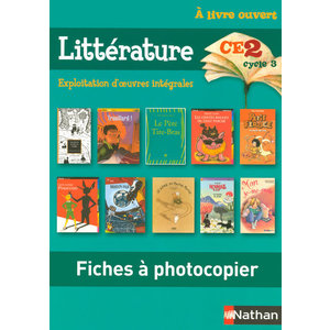 A LIVRE OUVERT- FICHIER LITTERATURE - CE2