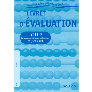 LIVRET EVAL CYCLE 2 EL ED 2002