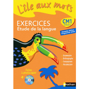 L'ILE AUX MOTS - FICHES A PHOTOCOPIER + CD - CM1