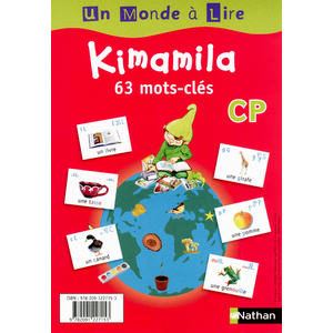 UN MONDE A LIRE - KIMAMILA CP - SERIE ROUGE - AFFICHETTES MOTS-CLES