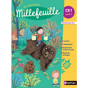 LE NOUVEAU MILLEFEUILLE MANUEL CE1 2017