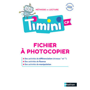 TIMINI - FICHIER A PHOTOCOPIER - DIFFERENTIATION ET MANIPULATION CP