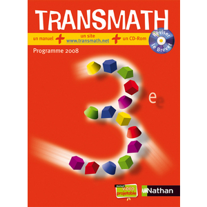 PACK 2 TOMES TRANSMATH 3E + CD