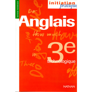 IP ANGLAIS 3E TECHNO ELEVE