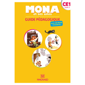 MONA ET SES AMIS CE1 (2018) - BANQUE DE RESSOURCES SUR CD-ROM AVEC GUIDE PEDAGOGIQUE PAPIER