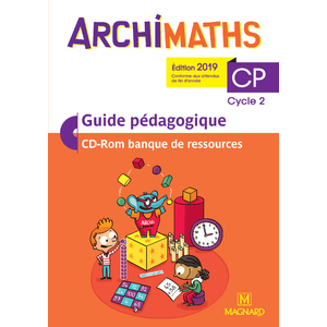 ARCHIMATHS CP (2019) - BANQUE DE RESSOURCES SUR CD-ROM AVEC GUIDE PEDAGOGIQUE PAPIER