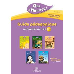 QUE D HISTOIRES ! CE1 - SERIE 1 (2011) - GUIDE PEDAGOGIQUE AVEC 45 FICHES PHOTOCOPIABLES