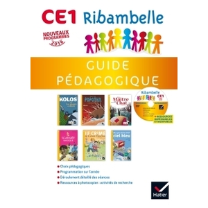 RIBAMBELLE CE1 SERIE JAUNE ED. 2016 - GUIDE PEDAGOGIQUE + CD-ROM