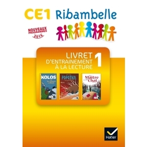 RIBAMBELLE CE1 SERIE JAUNE ED. 2016 - LIVRET D'ENTRAINEMENT 1 PAS VENDU SEUL