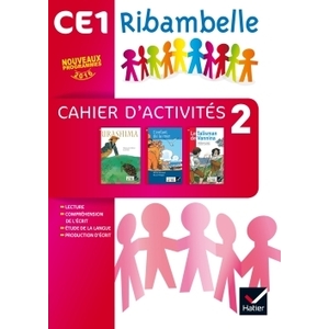 RIBAMBELLE CE1 SERIE ROUGE ED. 2016 - CAHIER D'ACTIVITES 2 PAS VENDU SEUL