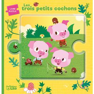 MON LIVRE-PUZZLE - LES TROIS PETITS COCHONS