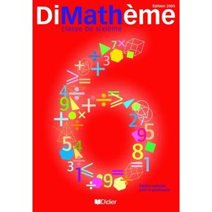 DIMATHEME 6E ED. 2005 LIVRE ELEVE