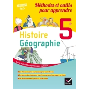 METHODES ET OUTILS POUR APPRENDRE - HISTOIRE-GEOGRAPHIE 5E ED. 2017 - CAHIER ELEVE