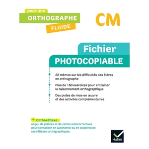 POUR UNE ORTHOGRAPHE FLUIDE CM - ED. 2024 - GUIDE ET MATERIEL ENSEIGNANT