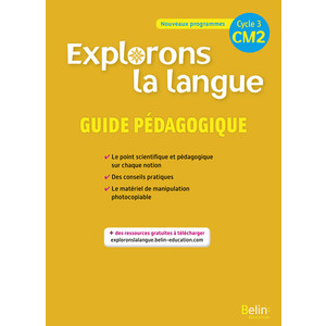 EXPLORONS LA LANGUE CM2 GUIDE PEDAGOGIQUE