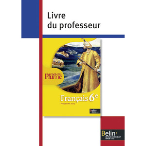 FRANCAIS 6E LIVRE DU PROF 2009