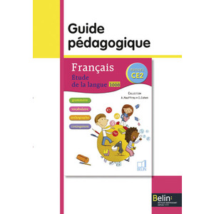 FRANCAIS ETUDE DE LA LANGUE PROF CE2