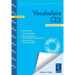 VOCABULAIRE CE2