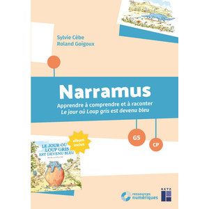 NARRAMUS - APPRENDRE A COMPRENDRE ET A RACONTER : LE JOUR OU LOUP GRIS EST DEVENU BLEU (+ CD-ROM)