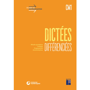 DICTEES DIFFERENCIEES CM1 + TELECHARGEMENT