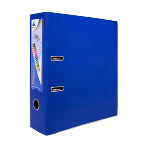 CLASSEUR A LEVIER DOS 75MM PP EXTERIEUR / PP INTERIEUR BLEU