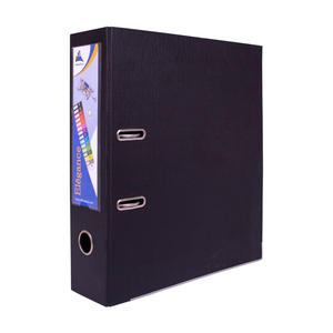 CLASSEUR A LEVIER DOS 75MM PP EXTERIEUR / PP INTERIEUR NOIR