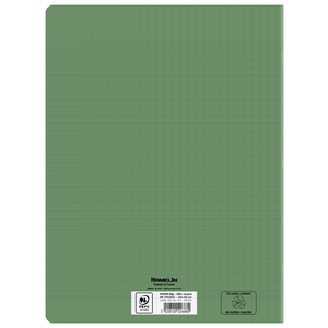 CAHIER PP RECYCLÉ 24X32 96P SÉYÈS VERT