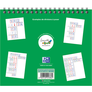 BLOC 60 GABARITS DE DIVISION 15X12,5CM