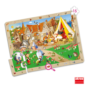 4 PUZZLES D'OBSERVATION LES CONTES CLASSIQUES