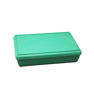 BOITE 25 X 18 X 6 CM AVEC COUVERCLE COLORIS VERT