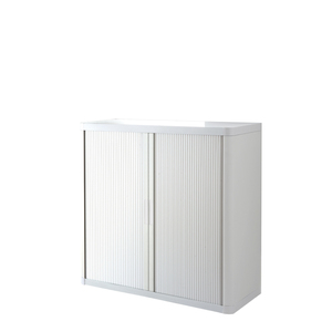 ARMOIRE A RIDEAUX 1M CORPS BLANC RIDEAUX BLANC