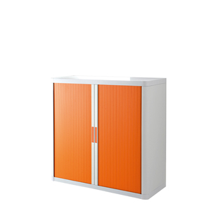 ARMOIRE A RIDEAUX 1M CORPS BLANC RIDEAUX ORANGE