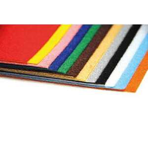 DECOVELLE 50X35CM POCHETTE 12 COULEURS ASSORTIES